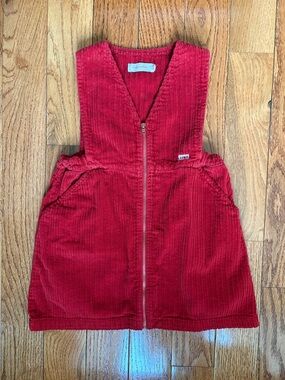 TINYCOTTONS Zip Front Pinafore Dress